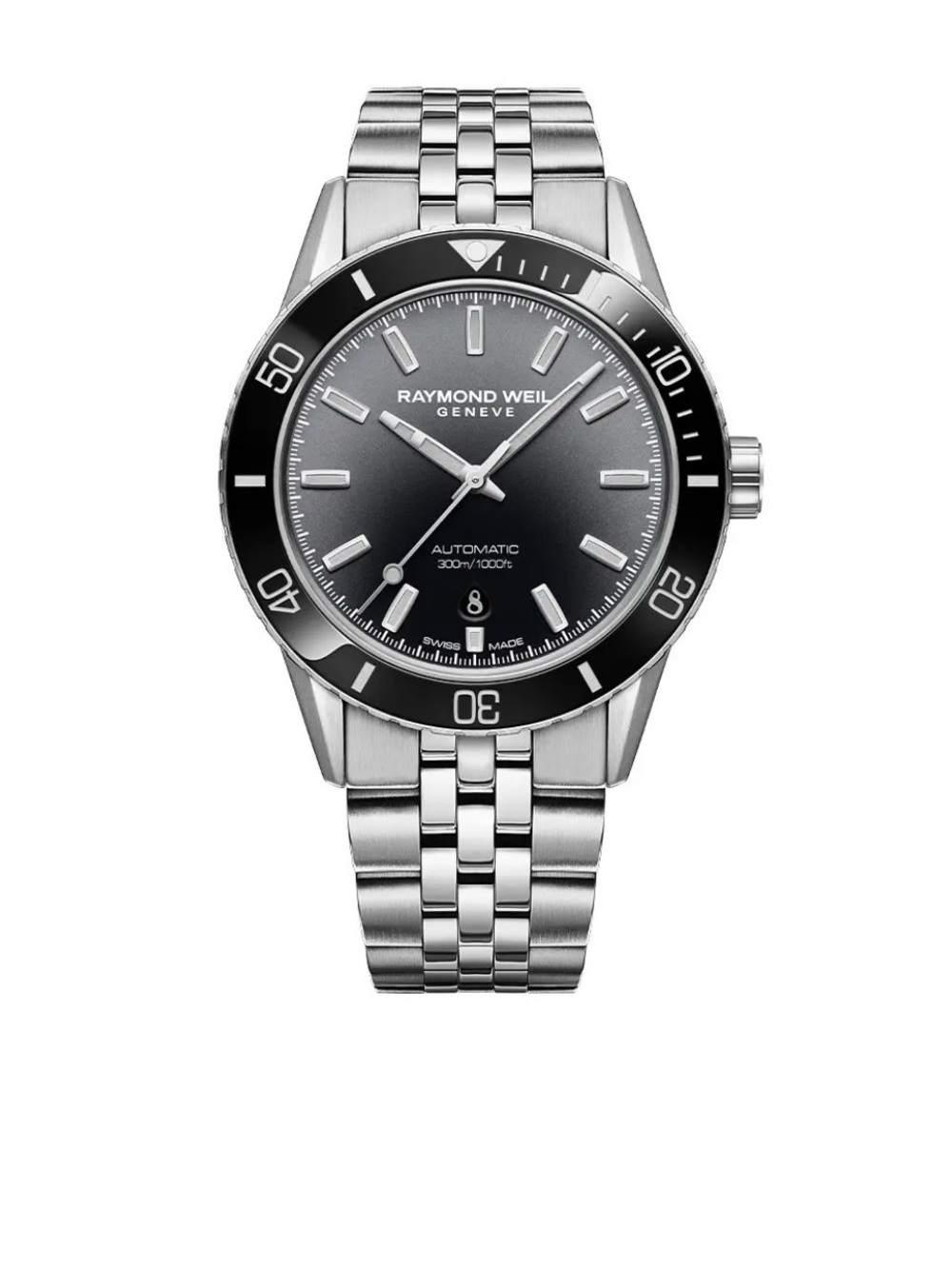 Raymond Weil Freelancer Diver Watch With Black Dial